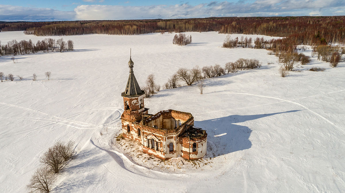 Деревня Кижи Карелия